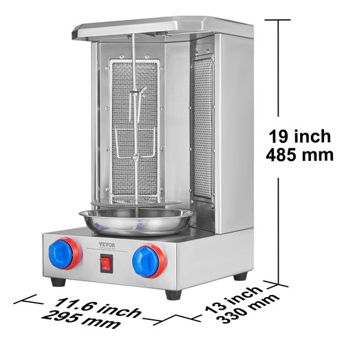 Gas shawarma grill machine - gas,