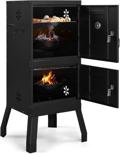 Barbecue smoker with - barbecue,